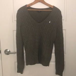 Gray Ralph Lauren sweater